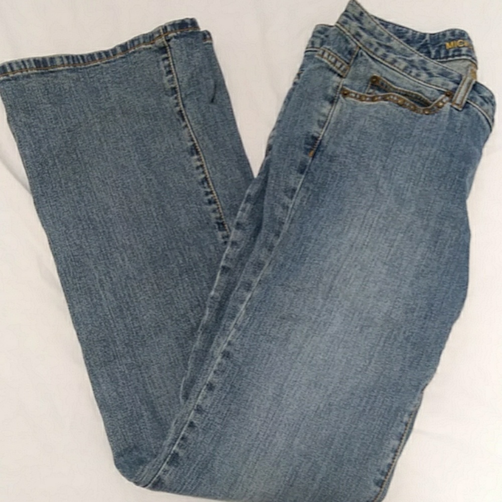 Michael Kors Light Blue Boot Cut Jeans